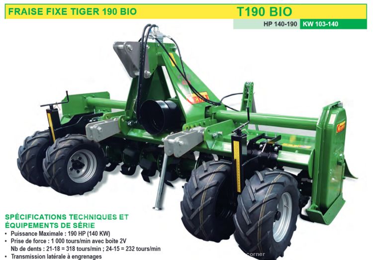 Celli CELLI FRAISE ROTATIVE TIGER 190 BIO available for
